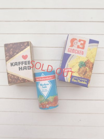 画像1: ミニチュアフードパッケージ3つセット
